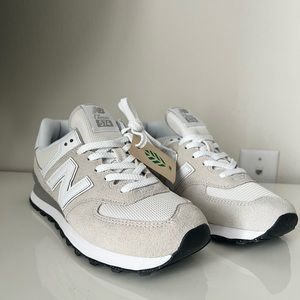 New balance 574 white/nimbus cloud